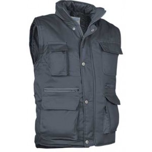 COLETE REPORTER ACOLCHOADO CINZA COLETE REPORTER ACOLCHOADO CINZA